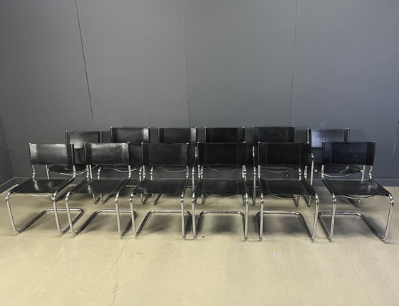 Image 1 of Mart Stam per Fasem, sedie a sbalzo, modello 'S33' - set da 12