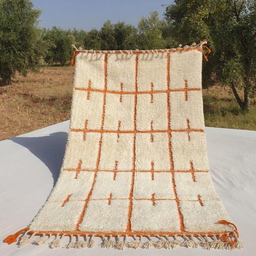 Tapis marocain traditionnel en laine 300cmx150cm