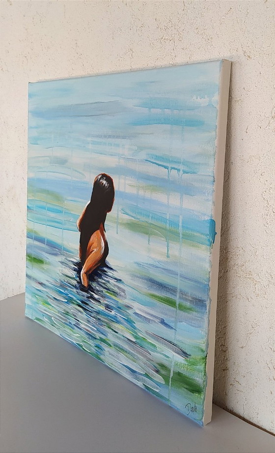 Della Camilleri - Water 1 - Artist's Painting – Paintings & Drawings, Canvas (photo 4 of 9)