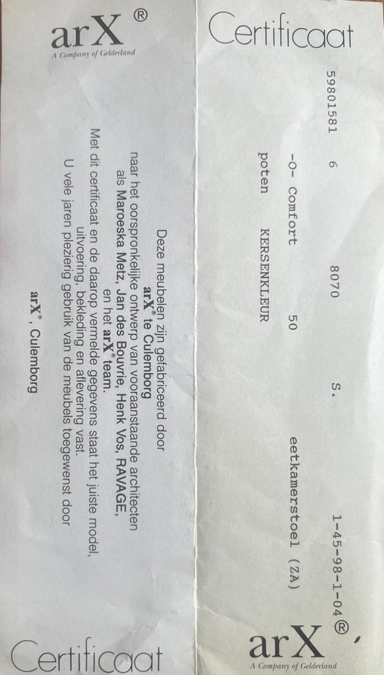 Image 1 of 5x arX - Culemborg - Esszimmerstuhl