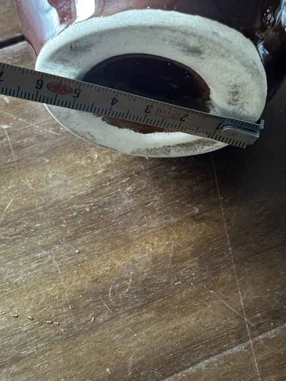 Image 1 of Triflore Vintage Vallauris ceramic vase H 16 cm
