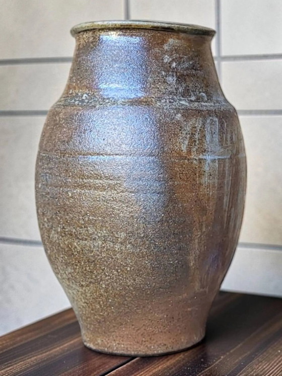 Vaso in gres Jean-Michel Doix / Puisaye – Vasi, Porcelain, Brutalist (photo 4 of 10)