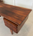Rosewood Executive Desk by Illum Wikkelsø, 1970s