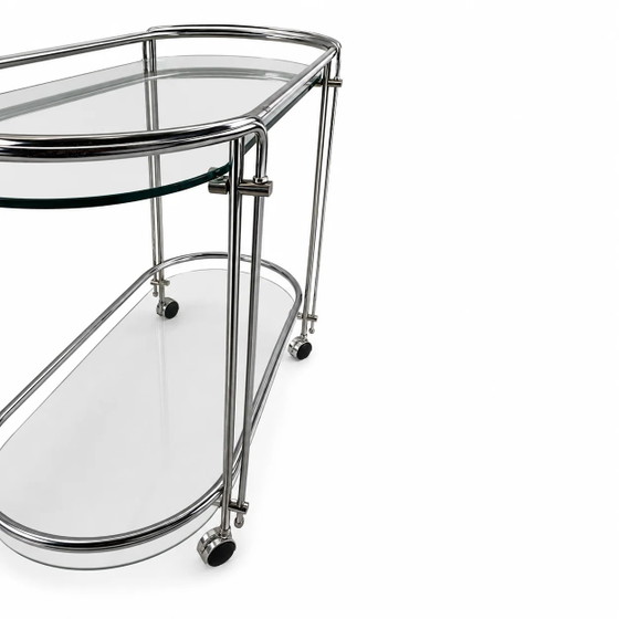 Riki T52 Servierwagen / Gallotti & Radice / 1980er Jahre – Glass (photo 3 of 4)