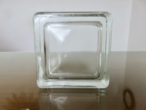 Bloque de vidrio, cenicero, bandeja para baratijas, grabado "LUMAX" – Objetos decorativos, Glass (photo 8 of 8)