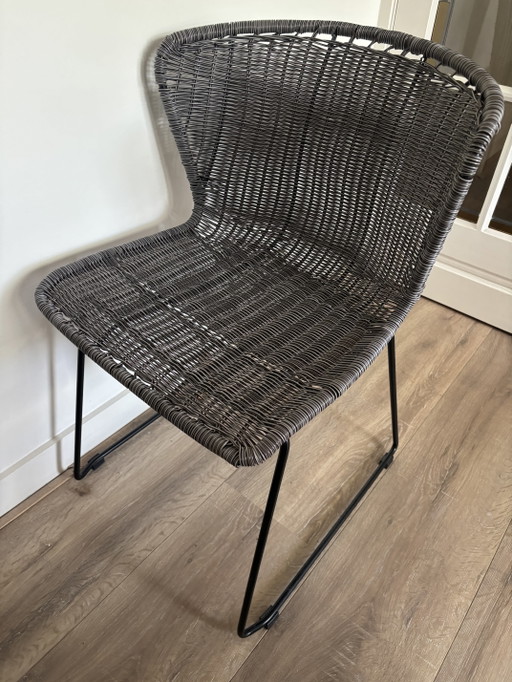 Chair, set of 2 | made by WOOOD | gray