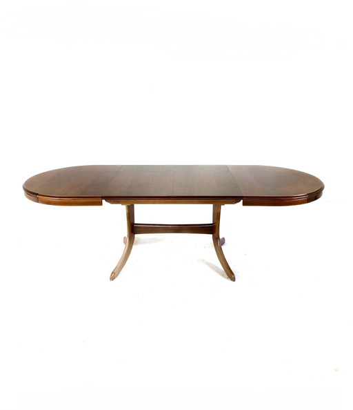 Vintage XL extendable Danish dining table, 1960s