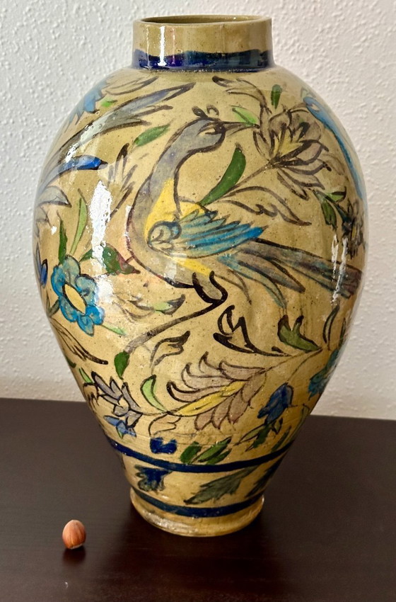 Image 1 of XXL VASE DYNASTIE KADJAR PERSE ANCIEN