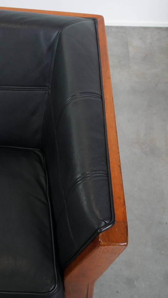 Image 1 of Sofá de diseño Art Déco Schuitema 2,5 plazas de cuero