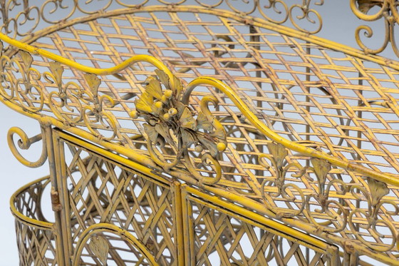 Image 1 of Carrito de servicio antiguo de hierro fundido, Francia, principios del siglo XX