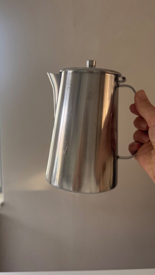 Caffettiera/teiera vintage WMF in acciaio inossidabile