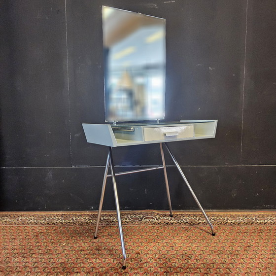 Image 1 of Vintage (1950s) Blue Auping Bedroom Set (Wim Rietveld) Mid Century Bedroom Set