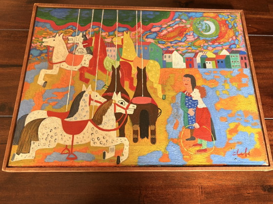 Image 1 of Ferry Slebe, «El carrusel», Escuela de Nueva La Haya, 1959