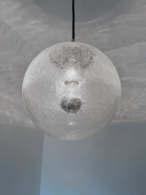 Image 1 of Hängeleuchte Bullé-Glas 70er Jahre