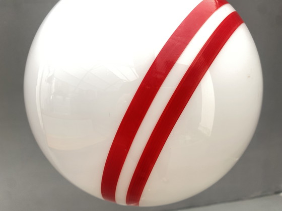 Image 1 of Hanging Pendant Lamp with Round Glass Shade