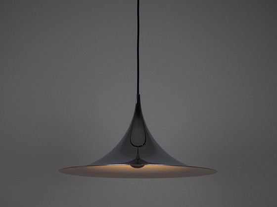 Image 1 of Danish vintage pendant lamp Semi by Bonderup and Thorup, 1968