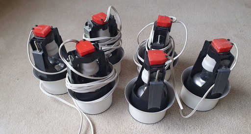6x faretti da incasso Vintage