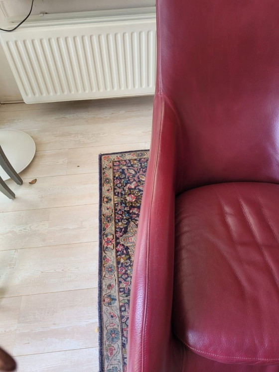 Montis Loge Poltrona – Pelle Rosso Bordeaux – Gerard Van Den Berg – Poltrone, Leather, Metal (photo 11 of 13)