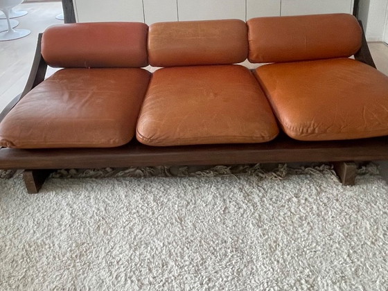Divano lounge in wengé – Divani 3 posti, Leather (photo 3 of 12)