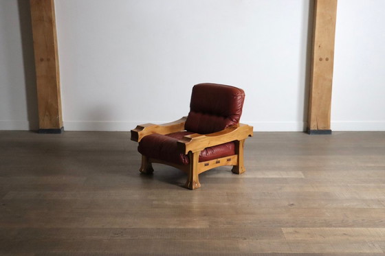 Image 1 of Hussar lounge chair by Luciano Frigerio, Italy 1970s