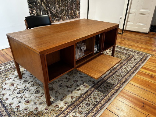Teak desk - Model 77 Omann Jun, Denmark, 1960s – bureau, Wood (photo 2 of 7)