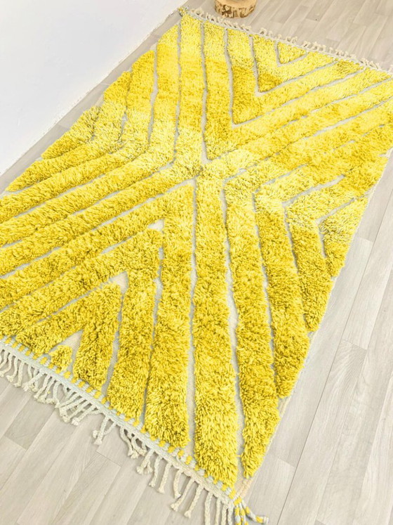 Image 1 of Tapis bérbere écru à motifs géométriques 250cmx150cm 