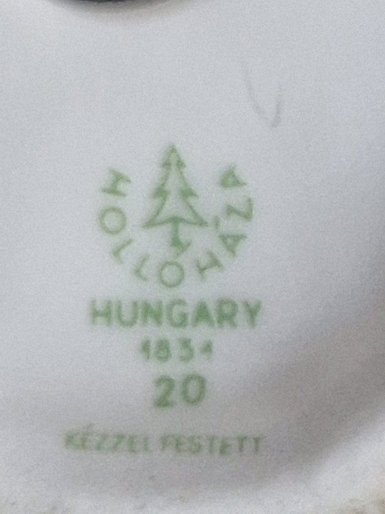 Image 1 of Störpaar aus feinem Hollohaza-Porzellan