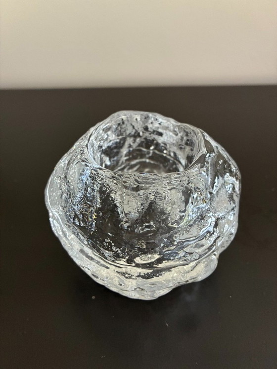 Image 1 of Portacandele vintage Kosta Boda Snowball