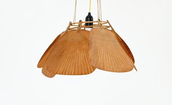 Image 1 of Lámpara colgante "Shichi" Uchiwa de Ingo Maurer para Design M, década de 1970