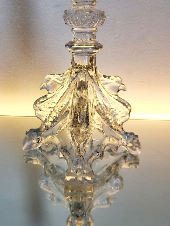 Image 1 of Val Saint Lambert, candelabra series Luxval, model Griffon, 1935, Belgium