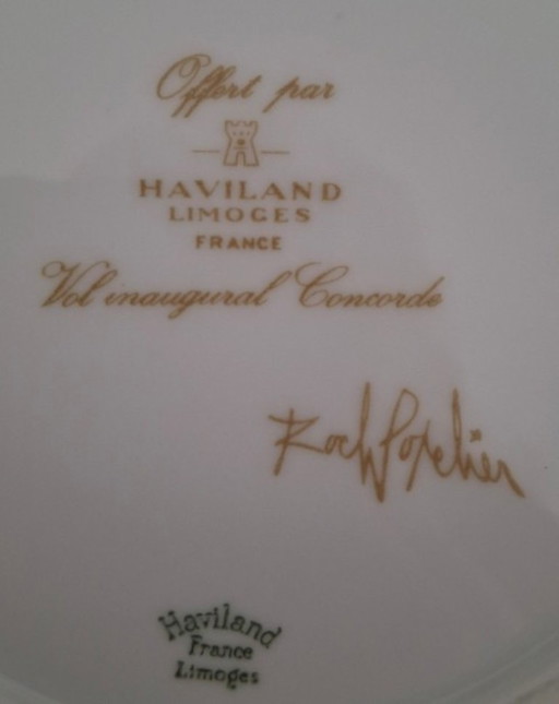 Placa CONCORDE – Vuelo inaugural – Para coleccionistas