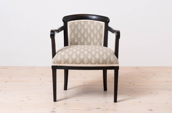 Image 1 of Set van 2 Biedermeier fauteuils in rustieke, landelijke stijl, Oostenrijk, circa 1850
