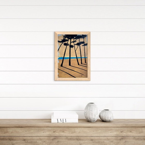 Framed A4 sketch. Signed. – Paintings & Drawings, Paper (photo 8 of 8)
