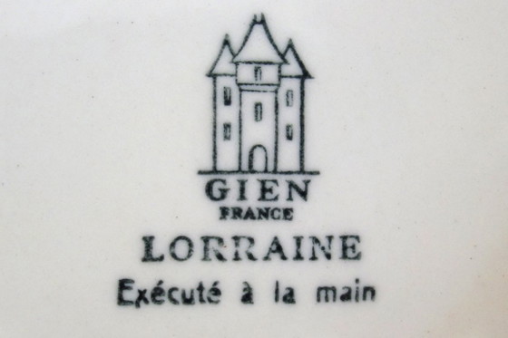 Gien Aardewerk Lorraine Patroon Grote Terrine en Schotel – Tafelaccessoires, Ceramic (photo 8 of 11)