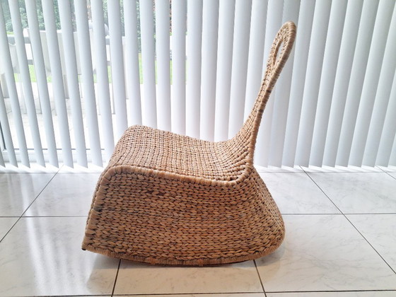 Image 1 of vintage schommelstoel Ikea