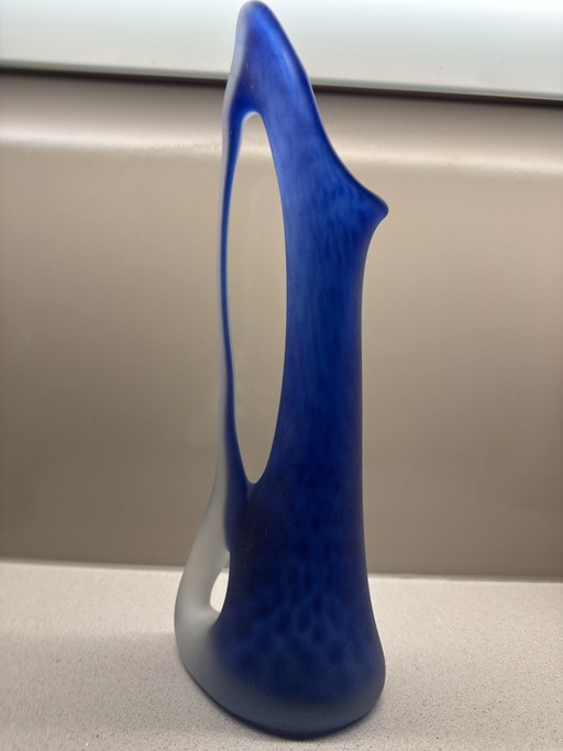 Monumental Murano "Anse Volante" Vase - Attributed to Giorgio Ferro for A.V.E.M. - 1950s - 39.5 cm (Perfect condition)