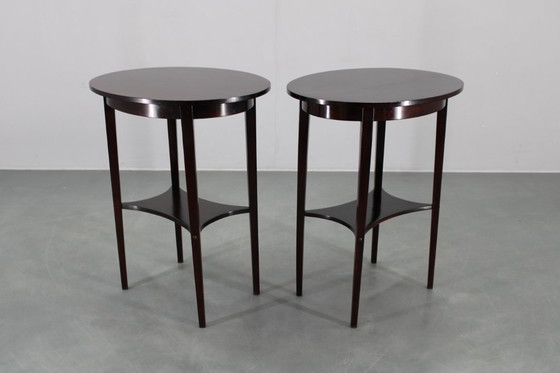 Image 1 of 1930s Pair of Restored Thonet Side Tables No. 206, Austria