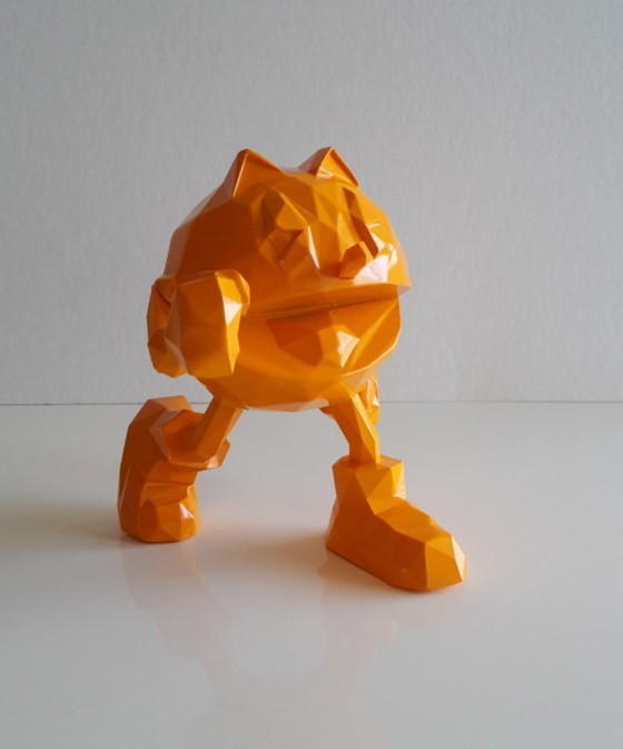 Image 1 of Richard Orlinski - Sculpture Pac-Man Orange