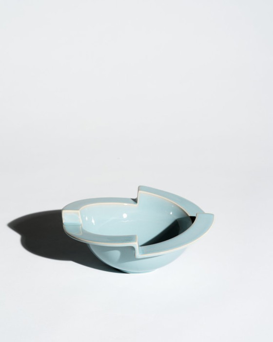 Image 1 of Rosenthal Designer Porzellan „Windmühle“ Schale Jan van der Vaart Postmoderne