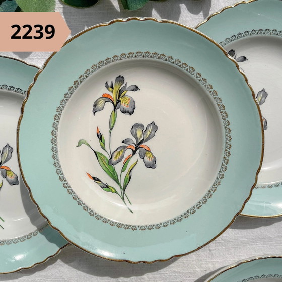 Piatto Fondo Individuale in Maiolica Floreale Vintage – Stoviglie, Retro (photo 13 of 19)
