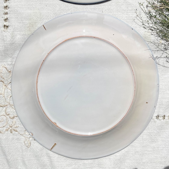 2 St Clement Luneville 19th Century Floral Pattern Plates – Crockery (photo 11 of 11)