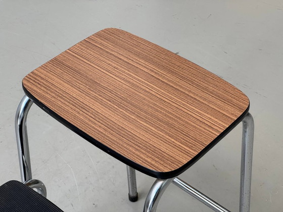 Image 1 of Sgabello pieghevole con rivestimento in Resopal, Svizzera, anni '70