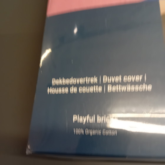 Image 1 of Duvet cover Playful bricks 240 x 220 cm