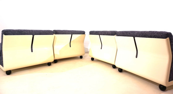 Image 1 of Set of 4 C&B Italia Amanta lounge chairs by Mario Bellini