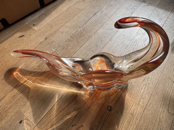 Image 1 of Vintage Lux Glass Austria Centerpiece / Bowl – 1960s