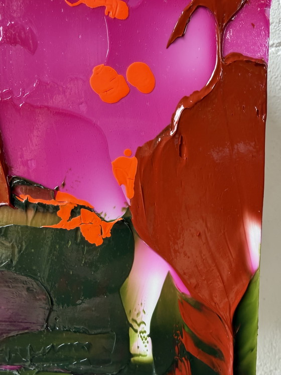 Image 1 of Abstract textuur schilderij hedendaagse kunst 