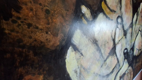 Image 1 of Kees van de Wal - Complete Series of 6 Large Abstract Paintings