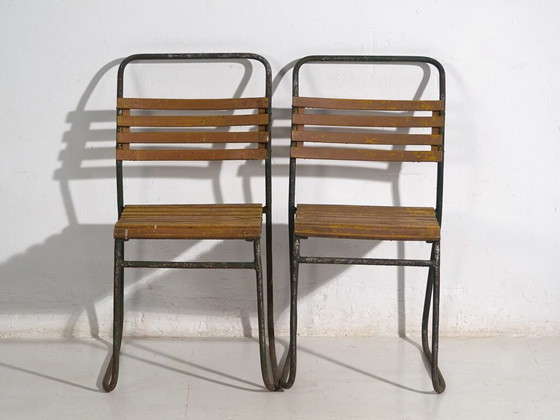 Sedie da giardino antiche (c.1920). Set di 2 pezzi #32 – Iron (photo 23 of 40)