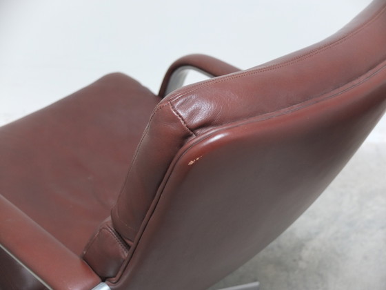 Image 1 of 'F141' Lounge Stoel met Voetenbank van Geoffrey Harcourt voor Artifort, 1972