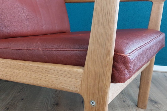 Image 1 of Fauteuil lounge à dossier haut Hans Wegner GE 265 pour Getama.